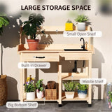 Garden Work BenchOpen Shelf Storage 99893862