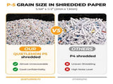 150 Sheet Paper Shredder Heavy Duty, Micro Cut and CDs/Cards, P5 Security Level, 60Min Non Stop 92277130