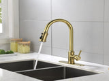 Single Handle High Arc Pull Out Kitchen Faucet,Single Level Stainless Steel Kitchen Sink Faucets 25914519