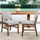 Caldwell Dining Chair Set of 2 - Light Grey Boucle B183P281180