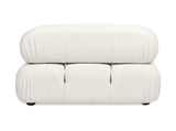 Marcel 36" Bubble Modular Modern Lounge Arm Chair, Ivory White Boucle B2719P238257