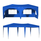 ZNTS 10'x20' Pop Up Canopy Tent with 6 Sidewalls, Ez Pop Up Outdoor Canopy for Parties, Waterproof W2505P151707