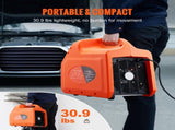 1 HP Refrigerant Recovery Machine - Dual Cylinder Portable AC Recovery Machine with High Pressure T3342P489826