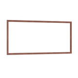 60"x30" Oversized Modern Rectangle Bathroom Mirror with walnut Frame Decorative Large Wall Mirrors W708P297663