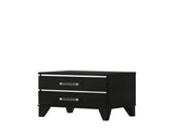 Chelsie Black Finish Nightstand B2726P261873