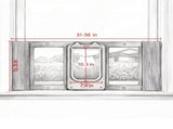 Cat Door for Window 99833219