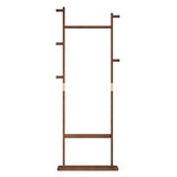 ZNTS Coat Racks solid wood hanger 23.6* 11*64.1in Solid environmental protection easy to assemble W2987P225473