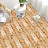 40 Pcs Self-Adhesive Wood-Look Flooring With Realistic Wood Grain Flooring ,Durable And Easy DIY 87202939