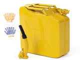 20L US Standard Cold-rolled Plate Petrol Diesel Can Gasoline Bucket with Oil Pipe Yellow 2 Pairs of 37950739