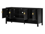 55.1''Storage Sideboard with 4-Doors,Multi Functional Buffet with Open Shelf and 2-Tiers N711P345165B