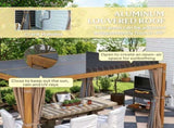 Outdoor retractable pergola 27908898