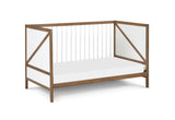 Pixie Zen 3-in-1 Crib in Walnut/White B022P204877