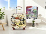 20"/24"/28" 3 pcs/set in PC Spinner Wheel Luggage, Carry on Suitcase, With Printed pattern and W2787P353587
