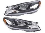Pair Left & Right Side Headlight Replacement for Ford Escape 2020 2021 2022 Halogen w/ Bulb 66959680