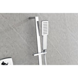 ZNTS Shower System with Shower Head, Hand Shower, Slide Bar,, Shower Arm, Hose, Valve Trim, and Lever W2287P167927