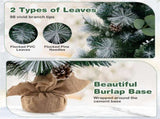 3 FT Pre-Lit Artificial Mini Christmas Tree 03351747