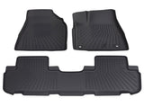 3Pcs Floor Mats fit for Toyota Highlander 2014-2019 Black TPE Car Carpet All Weather 52851624