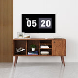 TV Stand Use in Living Room Furniture with 1 storage and 3 shelves Cabinet W331P247811