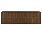 67-inch modern wavy sideboard, curved contour design storage cabinet, 6-door cabinet with storage W1162P485247