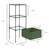 Garden BedFlower shelf,Wood Planter Box 49778383