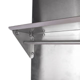 Range Backsplash Shelf 36 x30.7 Inch Range Hood Wall Shield for Range Hood Stainless Backsplash 57281407
