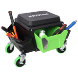 Heavy Duty Mechanic Stool 330lbs Load Capability, Garage Stool Wheels, Rolling Creeper 31171918