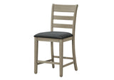 Dining Chair, 44" Height, Counter Height, Dining Room, Kitchen, Set Of 2, Upholstered, Side, B2710P287013