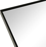 ZNTS Black 20x30 INCH Metal Arch Barhroom mirror 05906160