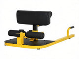 Yellow 3-in-1 Padded Home Gym Fitness Equipment Squat Machine for Push Up, Sit Up & Deep Squat 28203945