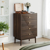 4 drawer dresser, modern wardrobe dresser chest of drawers, wooden cabinet, dresser W1706P318063