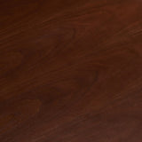 Walnut Wood Veneer Tabletop 27.56 Inch Round Coffee Table, Farmhouse Circle Coffee Table MDF W1164P225857