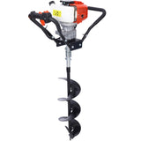 Post Hole Digger, 43cc Post Hole Digger, Gas Powered Earth Digger with 6&8" and absorber,Earth Auger W465109914