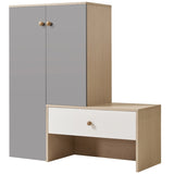 Multi-functional Shoe Storage Bench & Shoe Cabinets, Shoe Rack with Bench, Adjustable Shelves for N845P261774E