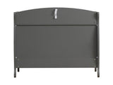 FCH 90*58*99cm Three Drawers With Seat Belt Baby Wooden Bed Nursing Table Grey 28089401