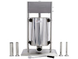 Stainless Steel Commercial Sausage Stuffer,Dual Speed Vertical Sausage Maker 32LB/15L, Meat Filler W46557797
