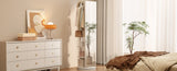 Full-length mirror, rubber wood mirror, 65.7 x 17.7 inches , can W2987P288952