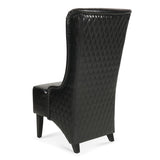 23.03" Wide Faux Leather High-Back Accent Chair, Comfy High Wingback Chair, Living Room Chair with W68057031