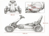 White 12V Electric Go Kart for Kids with Adjustable Speed Perfect for Children's Fun 31386183
