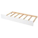 Full Bed with Trundle,Bookcase,White W50446124