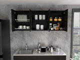 Yuma 150" Wall Cabinet, Two Close Cabinets, Two Open Shelves B128P148994