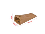 10 Pack X156L Dirt Teeth Bucket Teeth Long w/ 10 Pack P156 Roll Pins Alloy Steel Fits for Skid Steer 88484002