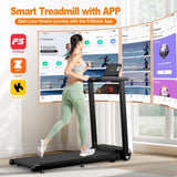 Folding Treadmill with Handles, 3.0HP Portable Treadmill, Portable Treadmill with Handles 52233783