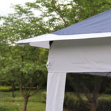 ZNTS Outdoor 11x 11Ft Pop Up Gazebo Canopy With Removable Zipper Netting,2-Tier Soft Top Event W419P168164