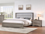 Modern 1pc Nightstand Wooden Bedside Table 2- Drawers Bedroom Furniture B011P197293