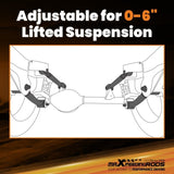 Front Upper Lower Adjustable Control Arms 0-6" Lift For Jeep Wrangler JK 2007-18 92466292