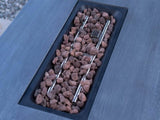 44" W x 25" H Outdoor Patio Propane Gas Fire Pit Table - 50,000 BTU High-temperature-resistant W2691P231613