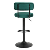 Modern Bars Set of 2,Curved Backrest Upholstered Counter Height Bars,Adjustable Bar W561P175963