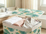 19 Gallon Bamboo Laundry Hamper Lid & Removable Washable Liner, Foldable Dirty Clothes Basket 44636238