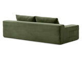 Memory Foam Cloud Loveseat Sofa, 2 in 1 Convertible Folding Couch Bed, No Assembly Compressed W2677P395126