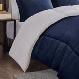King Plush to Sherpa Down Alternative Comforter Set B035100483